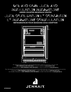 Manual Jenn-Air JUBFR242HM Refrigerator