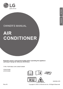 Manual de uso LG LP0721WSR Aire acondicionado