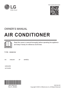 Manual de uso LG LW8024RD Aire acondicionado