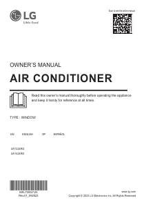 Manual de uso LG LW1424RD Aire acondicionado