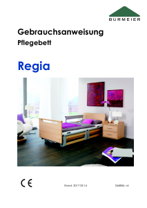 Bedienungsanleitung Burmeier Regia Krankenbett