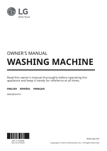 Mode d’emploi LG WM4000HBA Lave-linge