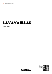 Manual de uso Gaggenau DF481101 Lavavajillas