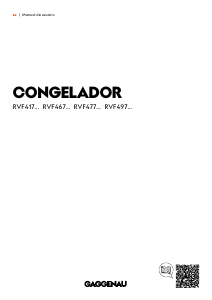Manual de uso Gaggenau RVF467190 Congelador