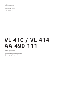 Εγχειρίδιο Gaggenau VL414111 Εστία κουζίνας