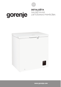 Rokasgrāmata Gorenje FH15E6W5 Saldētava