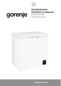 Instrukcja Gorenje FH20E6W5 Zamrażarka