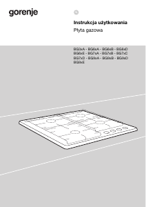 Instrukcja Gorenje GW641EXB Płyta do zabudowy