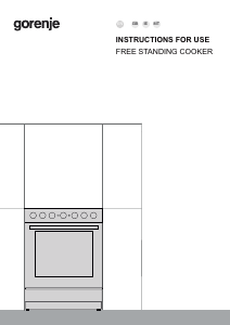 Bruksanvisning Gorenje GK5B42WD Spis
