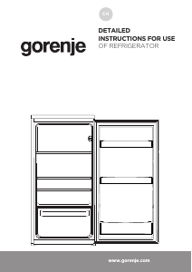 Manual Gorenje RI409EP1 Refrigerator