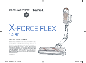 Εγχειρίδιο Rowenta RH9B74WO X-Force Flex 14.80 Ηλεκτρική σκούπα