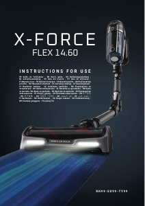 Руководство Rowenta RH99C0WO X-Force Flex 14.60 Пылесос