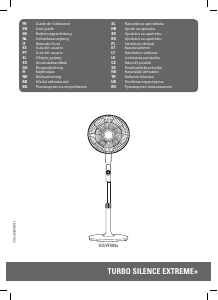 Návod Rowenta VU5840F0R Turbo Silence Extreme+ Ventilátor