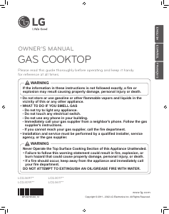 Mode d’emploi LG LCG3011ST Table de cuisson