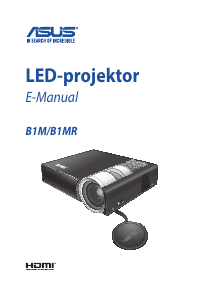 Bruksanvisning Asus B1MR Projektor