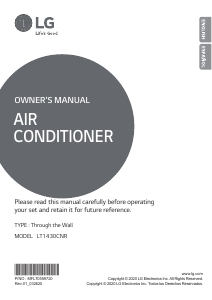Manual de uso LG LT1430CNR Aire acondicionado