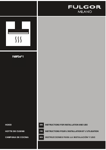 Manual Fulgor F6BP34S1 Cooker Hood
