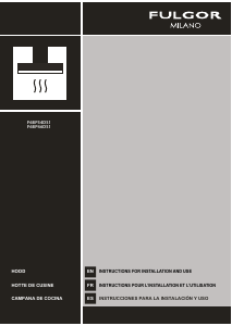 Manual de uso Fulgor F6BP46DS1 Campana extractora