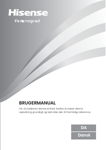 Brugsanvisning Hisense RL481N4CWE Køleskab
