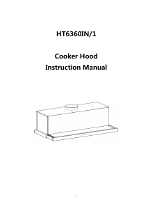 Εγχειρίδιο Hoover HT6360IN/1 Απορροφητήρας