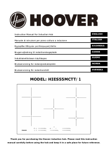 Käyttöohje Hoover HIES55MCTT/1 Keittotaso