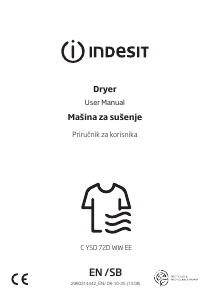 Bruksanvisning Indesit C YSD 72D WW EE Torktumlare