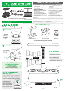 Handleiding AeroGarden Harvest Kweeklamp