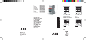 Manual ABB D2 Synchro Interruptor de tempo