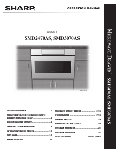Manual Sharp SMD2470ASY Microwave