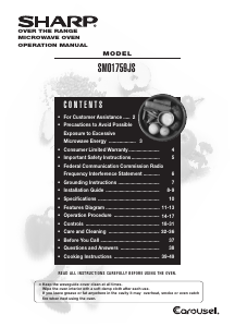 Manual Sharp SMO1759JS Microwave