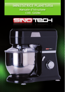 Manuale Sinotech GD284 Impastatrice planetaria
