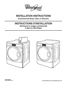 Bruksanvisning Whirlpool CED9150GW Torktumlare