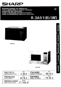 Handleiding Sharp R-3A51B Magnetron