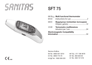 Manuale Sanitas SFT 75 Termometro
