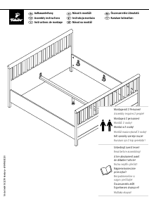 Handleiding Tchibo 289771 Bedframe