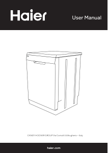 Manual Haier XFB6B2D3FW Máquina de lavar louça