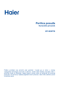 Priročnik Haier XPI8D9FFB Pomivalni stroj