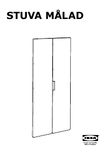 Manual IKEA STUVA MALAD Porta closet