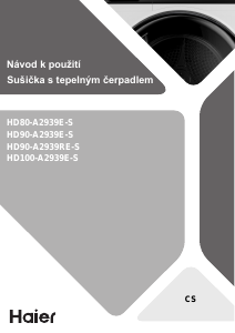 Εγχειρίδιο Haier HD80-A2939E-S Στεγνωτήριο