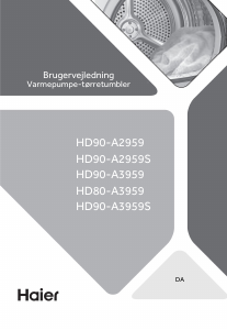 Brugsanvisning Haier HD80-A3959R-S Tørretumbler