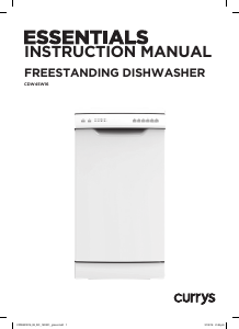 Bruksanvisning Currys Essentials CDW45W16 Diskmaskin