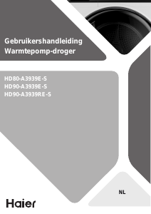 Manual Haier HD90-A3939RE-S Máquina de secar roupa