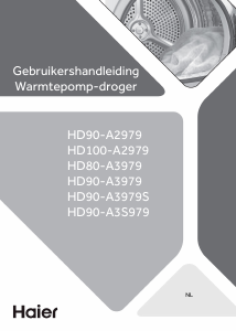Handleiding Haier HD90-A3979 Wasdroger