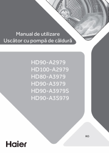 Manual Haier HD90-A3979 Uscător