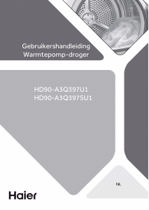 Handleiding Haier HD90-A3Q397U1 Wasdroger