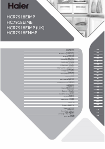 Manual Haier HCR7918EIMB Frigorífico combinado