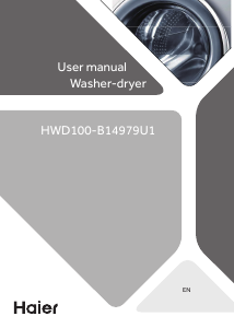 Bruksanvisning Haier HWD100-B14979U1 Kombinerad tvätt-tork