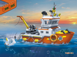 Handleiding BanBao set 7408 Duncans Treasure Schatzoeker schip