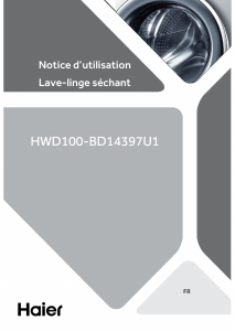 Mode d’emploi Haier HWD100-BD14397U1 Lave-linge séchant