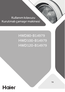 Kullanım kılavuzu Haier HWD120-B14979 Çamaşır kurutma makinesi